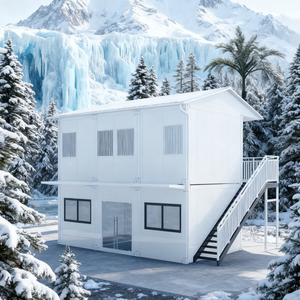 2025 Foshan 조립식 주택 빠른 설치 탈착식 컨테이너 프레임 호텔 건물 캠핑 커피 숍 상업용 사무실 - Product Image 1