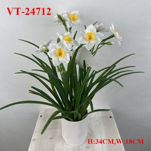 2025 NEWEST POLYESTER <b>ARTIFICIAL</b> REAL TOUCH <b>DAFFODIL</b> POT - Product Image 4