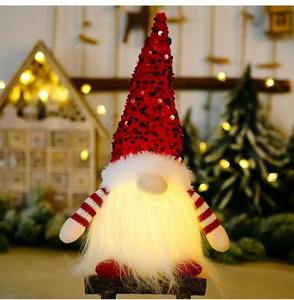 <span class=keywords><strong>Natale</strong></span> gnomo incandescente elfi bambola senza volto <span class=keywords><strong>buon</strong></span> <span class=keywords><strong>natale</strong></span> decorazioni regali di <span class=keywords><strong>natale</strong></span> ornamento Navidad Noel <span class=keywords><strong>felice</strong></span> <span class=keywords><strong>anno</strong></span> nuovo - Product Image 2