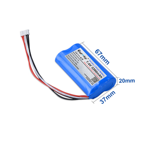 ก้อนแบตเตอรี่ลิเธียมไอออน18650 3200mAh 7.4V ชาร์จ2S1P ได้11.1V 14.8V 22.2V 2600mAh 3000mAh 3500mAh 5Ah 4.4Ah สำหรับอุปกรณ์ทางการแพทย์ - Product Image 2