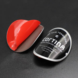 <span class=keywords><strong>Logo</strong></span> en métal personnalisé pour tête de vélo 3d plaque métallique étiquette vélo insigne emblème - Product Image 1