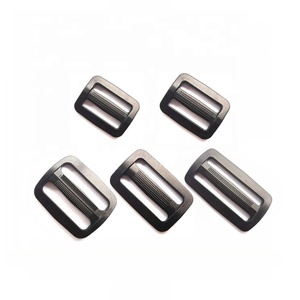 Khóa Có Thể Điều Chỉnh Dây Đeo Khóa Điều Chỉnh Đen Nhựa Tri <span class=keywords><strong>Glide</strong></span> Trượt Khóa - Product Image 3