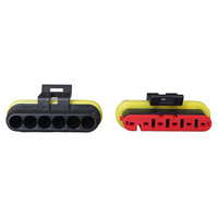 Connecteur d'alimentation automatique rapide à 6 broches, mâle vers femelle, 1 2 3 4 5 6 broches, connecteurs rapides étanches TE AMP