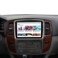 Lecteur DVD GPS de navigation pour voiture Android pour Land Cruiser LC100 1998-2007 pour Lexus LX470 Radio multimédia stéréo