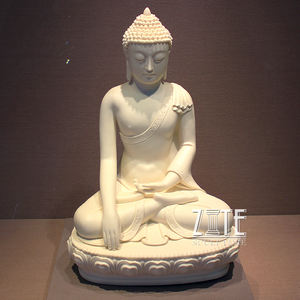 ठीक कारीगरी संगमरमर बड़े बुद्ध मूर्तिकला - Product Image 4