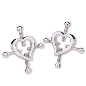 QKKQ Metal Screw <b>Locking</b> Nipple Clamps Sexy Piercings for Women Stainless Steel Breast Clamps BDSM Bondage Sex Toys - Product Image 5