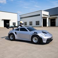 Kart de course électrique rétro style GT3 pour adultes et enfants, utilisation en extérieur, vitesse maximale de 80 km/h, charge maximale de 200 kg, batterie au lithium, hydraulique