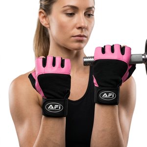 White Black Fitness <b>Gloves</b> Barehand Training <b>Gloves</b> Weightlifting Workout Grip <b>Gloves</b> for Gym - Product Image 4