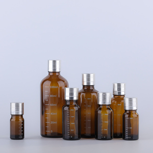 Hot bán 5ml <span class=keywords><strong>10ml</strong></span> 15ml 20ml 30ml 50ml 100ml hổ phách màu xanh màu xanh lá cây với quy mô dòng Huyết thanh tinh dầu thủy tinh Chai nhỏ giọt - Product Image 2