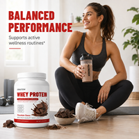 Fórmula de Proteína en Polvo de Grado Premium para Entrenamiento de Fuerza y Soporte Muscular, de Marca Privada, Alta Solubilidad y Multi-Fuente