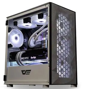 Darkflash dlm21 estojo de computador, moderno, jogos, argb caseiro, argb ventiladores, caixa de vidro temperado, armário, pc, chassi