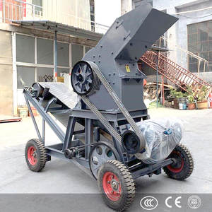 Concasseur à marteaux diesel portable 30tph PC 800x600, petite machine mobile de concassage de roche - Product Image 4