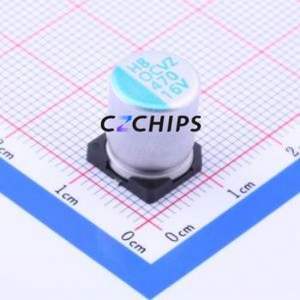 OVZ471M1CTR-1013 ตัวเก็บประจุแบบแข็ง SMD, ขนาด D10xL12.6 มม. ( ความจุ: 470uF ) ( ความแม่นยำ: 20% แรงดันไฟฟ้าที่กำหนด: 16V ) - Product Image 1