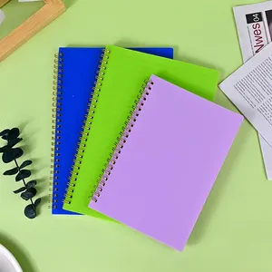 Carnet de notes/agenda spirale en cuir/PU à prix promotionnel pour étudiants, bureau, cadeau, fournisseur en gros - Product Image 5
