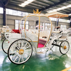 Carruaje Eléctrico Real con Forma de Calabaza de la Princesa Cenicienta, Modelo 2026, para Bodas - Product Image 2