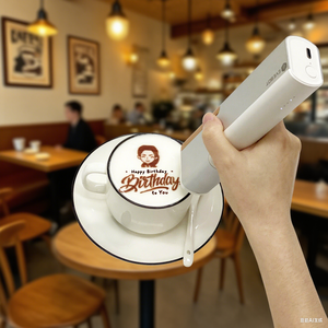 2025 Portable Handheld Personalized Coffee <b>Printer</b> XP600 Print Head New Condition Card <b>Printer</b> Edible Food Label Ink 1 Year - Product Image 5