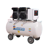 Compresseur d'air industriel portable OKEAH 300L, lubrifié, refroidi par air, au gaz naturel, avec moteur blanc pour travaux de peinture