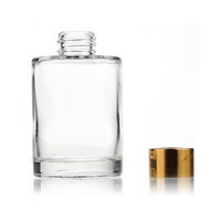 Bouteille vide ronde de 100 ml, 120 ml, 150 ml pour diffuseur à bâtonnets, flacon en verre pour diffuseur d'arômes d'intérieur avec bâtonnets diffuseurs