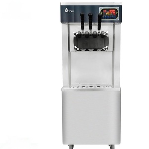 Máquina de Helado Suave de 3 Sabores, Totalmente Automática, de Acero Inoxidable, Alta Productividad, Ahorro de Energía, Comercial - Product Image 1