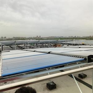 Chauffe-eau solaire à tubes évacués en acier inoxydable, thermosiphon passif, installation au sol, économie d'énergie, usage industriel - Product Image 2