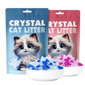 Factory Wholesale OEM ODM Dust Free 1-6Mm 1-8Mm <b>Silica</b> Gel Crystal Cat Litter - Product Image 1