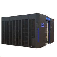 Rack de serveur réseau W-TEL sur mesure 42U 19 pouces Micro centre de données SPCC Acier froid modulaire IP67 Étanche à l'eau et à la poussière Allée froide