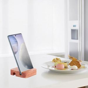 New Arrival <b>Mini</b> Wooden Phone Holder Creative Office <b>Desk</b> Mobile Phone Holder for Promotion - Product Image 6