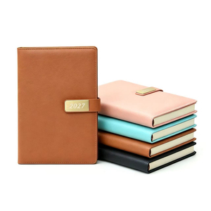 Fabricante Mayorista de Agendas Veganas de Cuero PU en China, Agenda Mensual y Anual Personalizada, Impresión de Cuadernos, Diario 2027 - Product Image 1