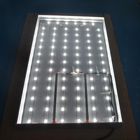 Tissu led boîte à lumière rétro-éclairé mince cadre d'affichage boîte à lumière en tissu cadre photo led