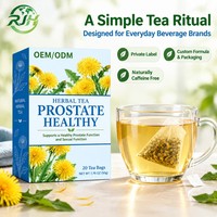 Thé aux herbes pour la santé de la prostate, marque privée, favorise la fonction prostatique et sexuelle, complément naturel pour la prostate