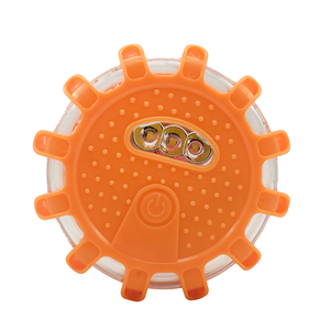 Sertifikat CE 9 pola suar jalan dengan Magnet pengisi daya mobil suar keselamatan Beacons darurat SOS LED strobo dengan dasar magnetik - Product Image 3