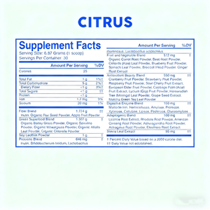 יצרני oem מוכרים באופן ישיר התאמה אישית של אבקת ירקות ירוקים באיכות גבוהה עם מותגים משלהם - Product Image 2