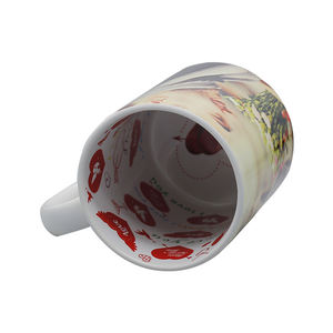 Taza de Cerámica de Porcelana de Grado AA de 11 oz con Logotipo Interior Personalizado al por Mayor, Apta para Lavavajillas y Microondas, <span class=keywords><strong>Feliz</strong></span> Día de San Valentín - Product Image 2