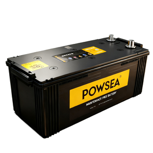 Аккумулятор для грузовиков Powsea N245D, автомобильный аккумулятор 12В 245Ач, необслуживаемый, для систем старт-стоп, свинцово-кислотный - Product Image 1