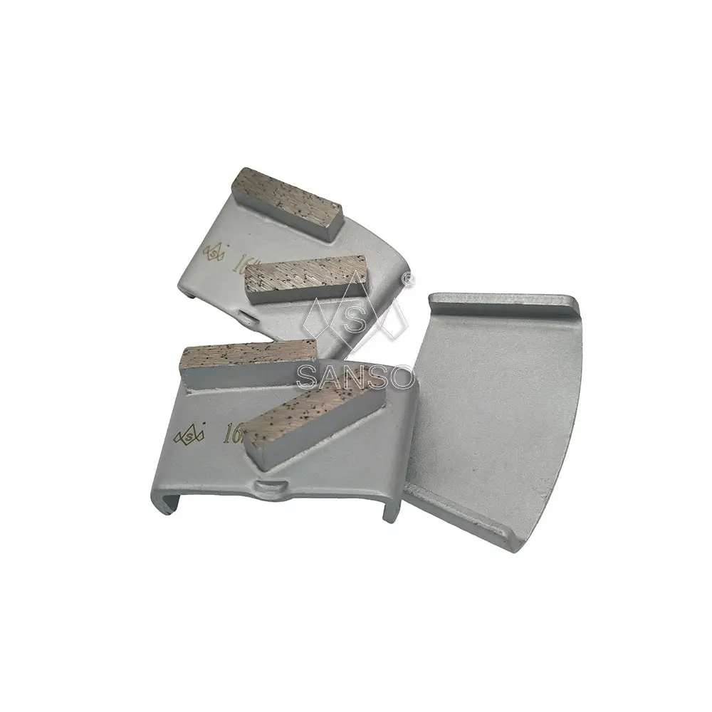 Outils abrasifs en métal de bonnes ventes populaires de Sanso blocs de polissage de diamant bloc de meulage de diamant pour les sols en pierre