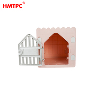 Buiten- en binnenhondenhuis, kattenhuis, dierenhuis, geïsoleerd, weerbestendig, plastic hondenhok voor kleine, middelgrote en grote honden
