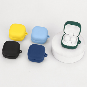 Coque de protection complète en silicone pour écouteurs, compatible avec les écouteurs sans fil WF-LS910N avec mousqueton - Product Image 1