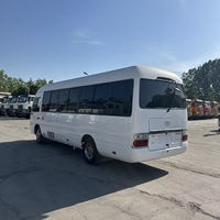 Minibus d'occasion Toyota Coaster 30 places, conduite à gauche, diesel, autocar de passagers à vendre à l'exportation