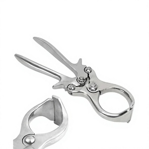 Pince de Castration en Acier Inoxydable Allemand Réutilisable de Haute Qualité, Durable, Professionnelle, Sûre et Efficace pour la Chirurgie Vétérinaire du Bétail - Product Image 1