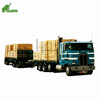Remorque de camion plateau interlink 3 essieux 60 tonnes pour transport de conteneurs en vrac, double plateau, Superlink