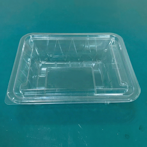 Envase de Plástico Desechable Transparente de Grado Alimenticio 1 COM PET de Taiwán, Embalaje Reciclable con Materiales Reciclados XDJ - Product Image 1
