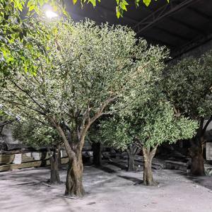 Décoration d'hôtel sur mesure, haute simulation, écologique, aspect naturel, plantes artificielles géantes de 10 pieds, style méditerranéen, toujours vertes - Product Image 3