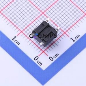 TD-1101SR-6.0H-160 Tactile Switch SMD,6x6mm Switch Single Pole Single Throw Round Button 1.6N Vertical Mount - Product Image 2