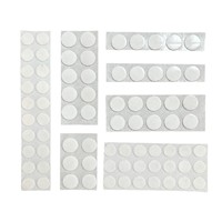Punktkleber, transparent, spurlos, hochfester Acrylkleber, doppelseitig, für Autoornamente, Kühlschrankmagnete, Figuren, Fotos