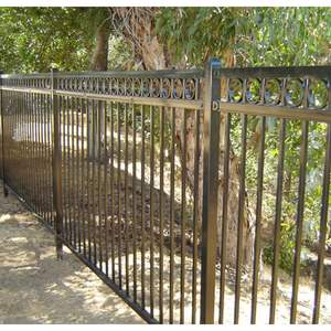 Clôture en fer forgé de luxe PRIMA, grand palisade en fer pour entrée de villa - Product Image 4