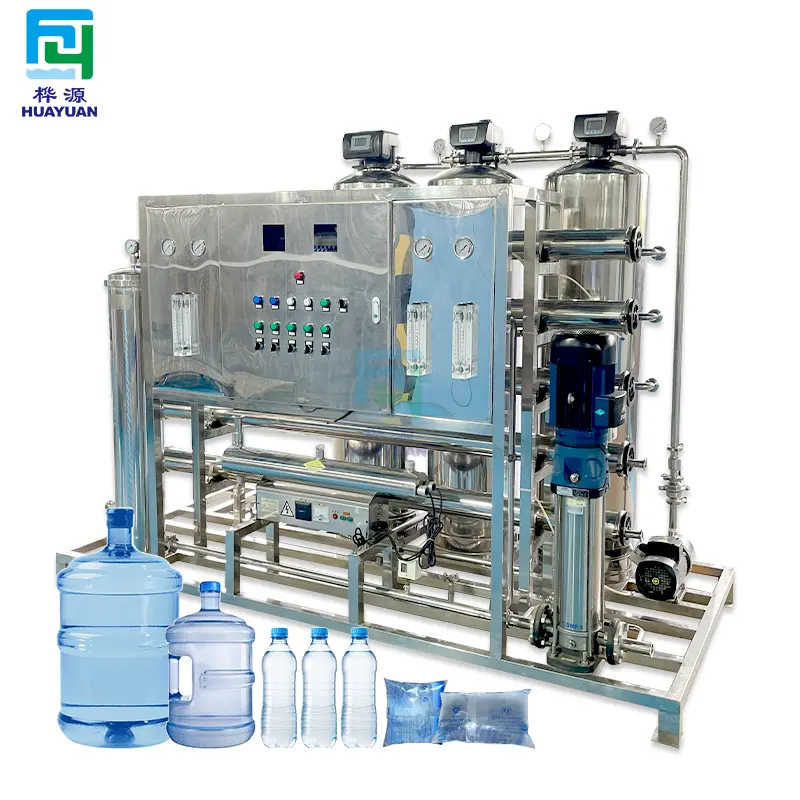 2000 LPH purificou o sistema pequeno da dessalinização do RO da planta 2T do tratamento da água do RO 2000LPH