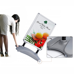 Soporte de exhibición de publicidad al aire libre al por mayor tablero de exhibición de base de agua letrero de pavimento soporte de carteles - Product Image 6