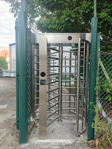 High Security Anti Rust Cloud <strong>Turnstile</strong> Systems Full Height <strong>Turnstile</strong> <strong>Gate</strong> For Building <strong>Access</strong> - Product Image 4