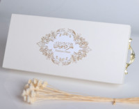 Boîtes à macarons de luxe personnalisées en carton rigide avec poignée métallique pour emballage cadeau, aliments pour bébés et dattes