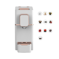Cafetera de Cápsulas para Capuchino con Sistema de Agua Caliente, Compatible con Múltiples Tipos de Cápsulas, Uso Doméstico